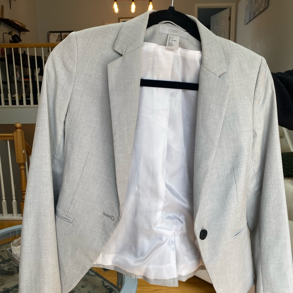 H&M Light Gray Blazer